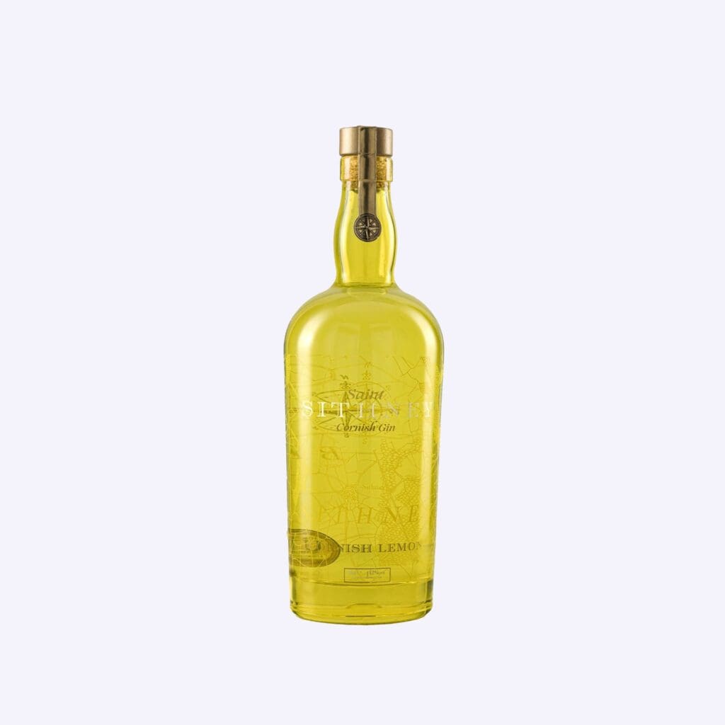Bottle of Saint Sithney Cornish Lemon Gin