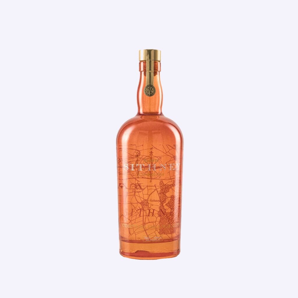 Bottle of Saint Sithney Cornish Orange Gin