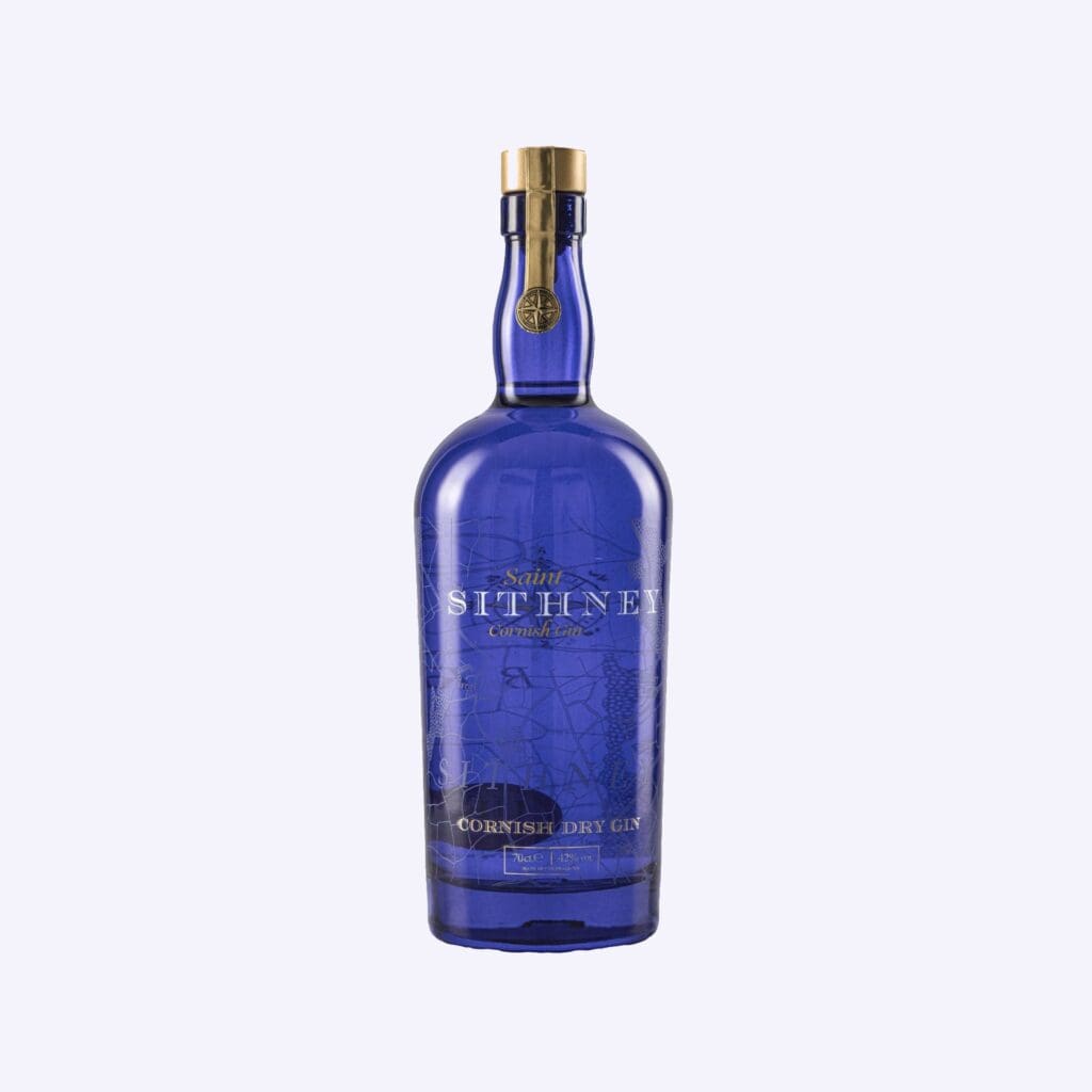 Bottle of Saint Sithney Cornish Dry Gin
