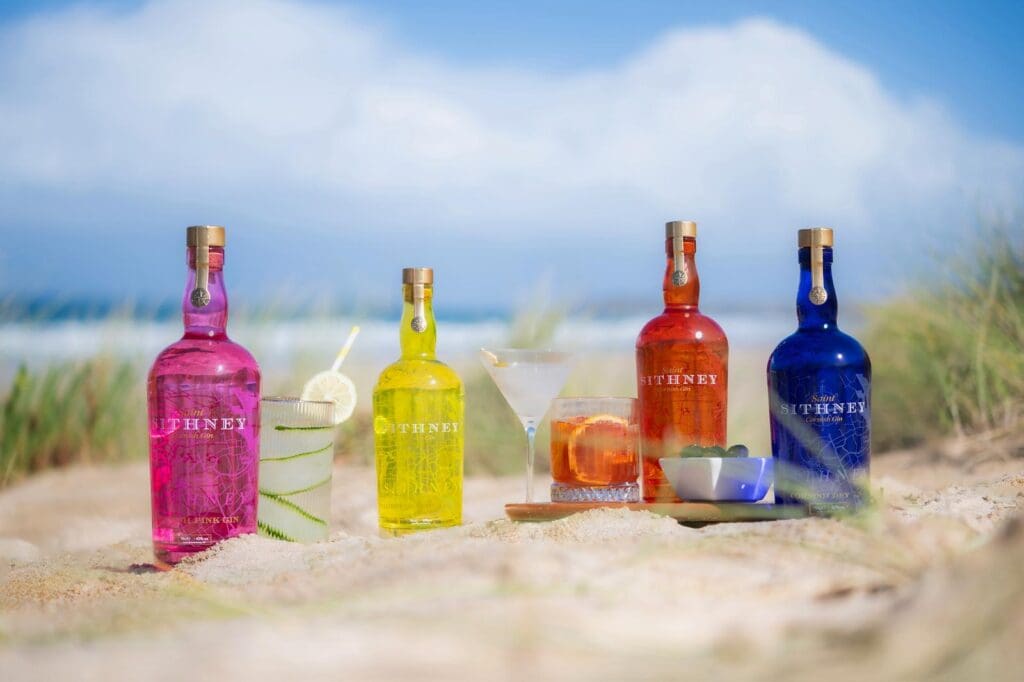 Sithney Three Bottles Of Alcohol On The Beach
