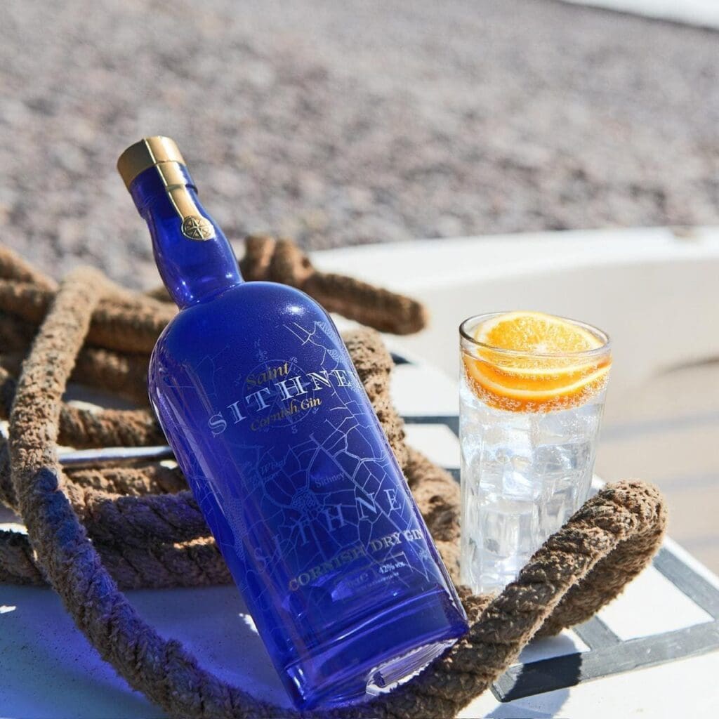 Sithney Bottle On Boat With Rope