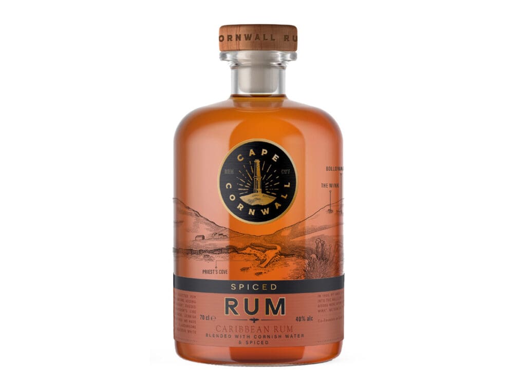Cape Cornwall Spiced Rum 70cl