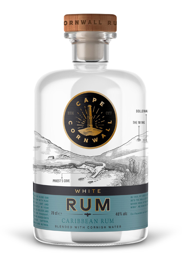 Cape Cornwall White Rum 70cl